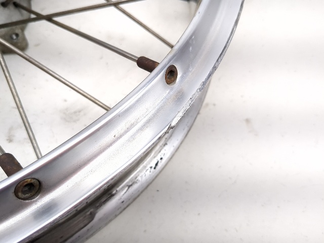 ⭐︎「エル」⭐︎ 01-07 Aprilia Caponord ETV 1000 Front Wheel Rim 19X2.50 STRAIGHT