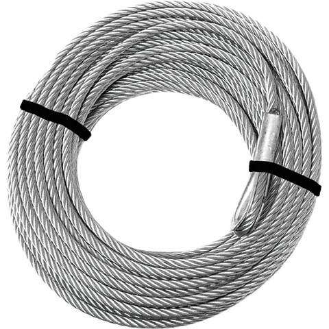 KFI Products ATV UTV Winch Replacement Stainless Steel Cable ATV-CBL-3K