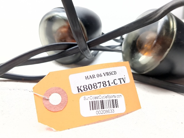 06-08 Harley Night Rod VRSCD Left & Right Front Turn Signal Set