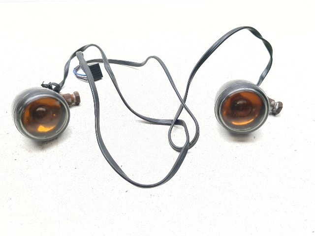 06-08 Harley Night Rod VRSCD Left & Right Front Turn Signal Set