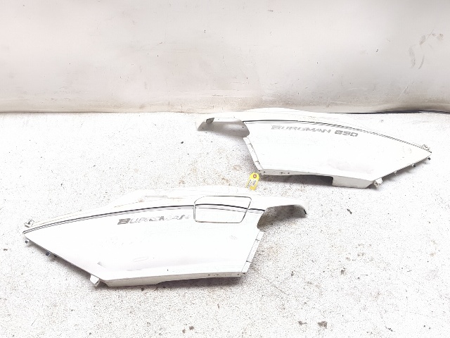 03-12 Suzuki Burgman AN650 Left Right Side Panel Fairing Set 47211-10G31-YC3