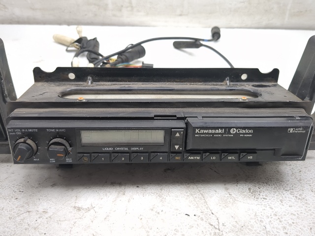 86-03 Kawasaki Voyager ZG1200 Front Radio Cassette Player Assembly 21179-1051