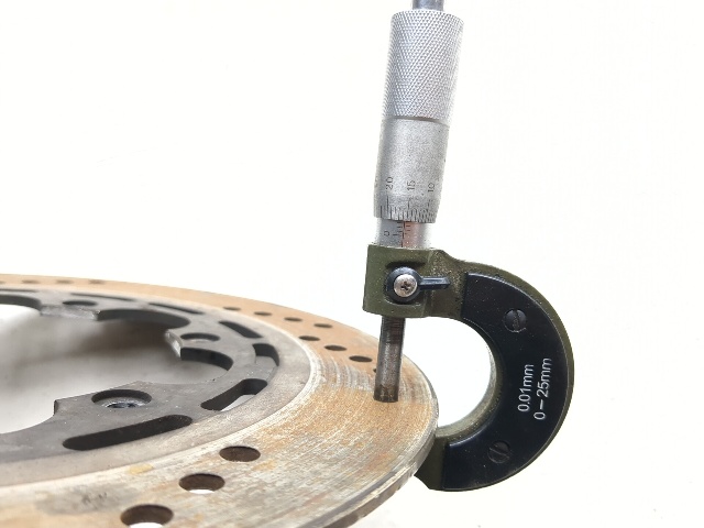 08-12 Moto Guzzi V7 Classic 750 Rear Brake Rotor Disc GU31613381