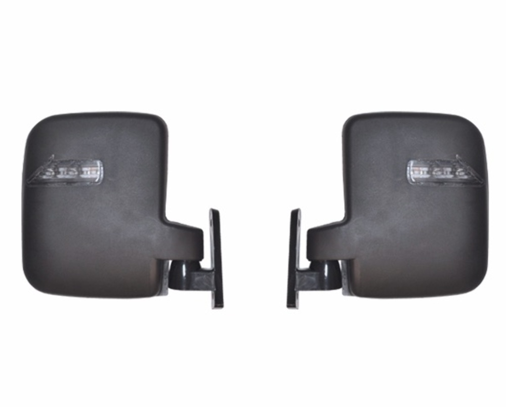 Golf Cart Side Mirrors with LED Blinkers (Universal Fit) eBay
