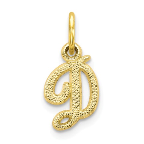 14k Yellow Gold Shell Pendant 10mm x 17mm