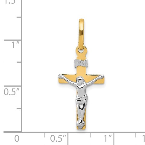 Rhodium Plated White AAA Cubic Zirconia Religious Cross Necklace/Pendant-Gift Rhodium Plated White AAA Cubic Zirconia Religious Cross Necklace/Pendant-Gift