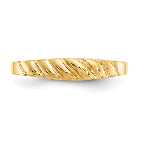 14K Satin Valley Dome Ring