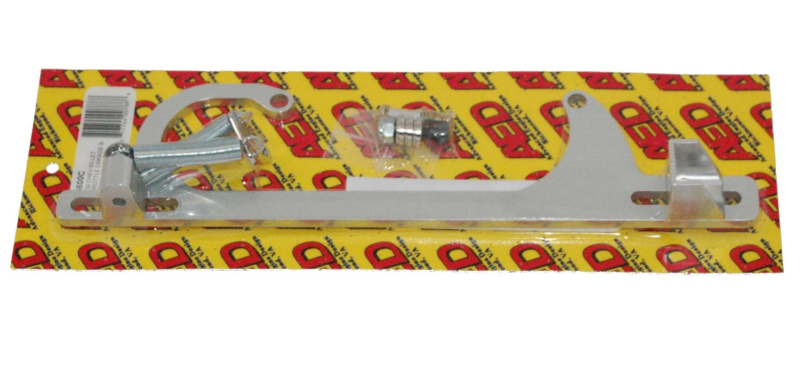 Throttle Cable Bracket Carb Mount Return Spring Aluminum Clear Anodize GM Cable