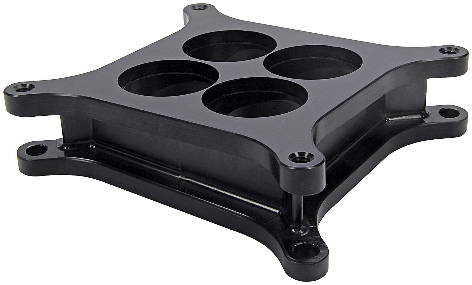 Allstar Carburetor Spacer Adjustable Angled 2 in Thick 4 Hole Square