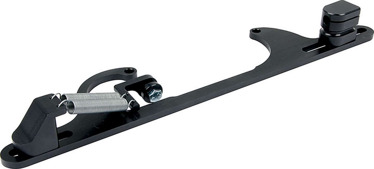 Throttle Cable Bracket Carb Mount Return Spring Aluminum Black Anodize Mopar Cable