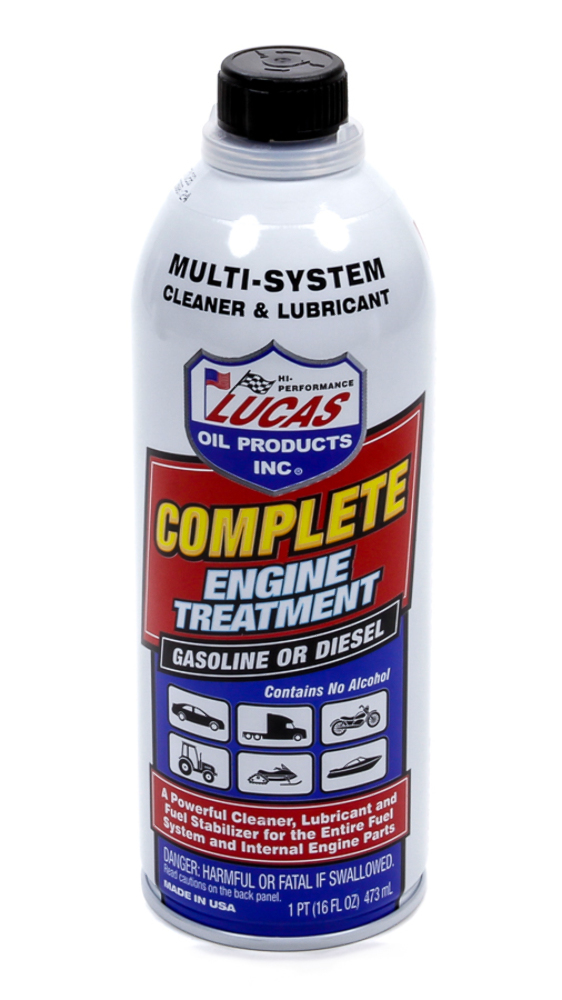 Lucas Oil Additive Complete Engine Treatment Cleaner Lubricant 16 oz
