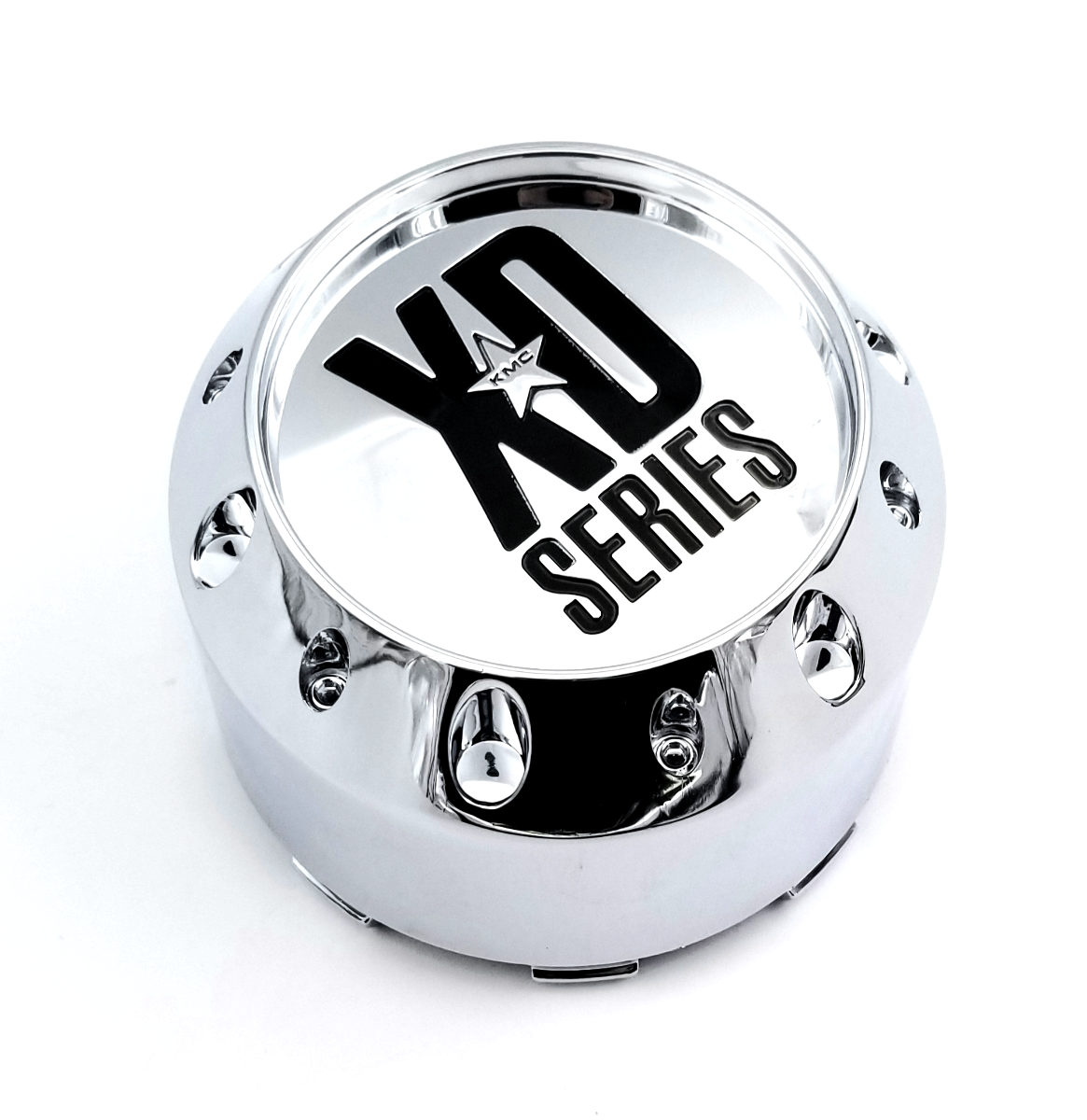 KMC XD Series Chrome Wheel Center Cap 5 Lug 6 Lug 4.25" Snap In 464K106