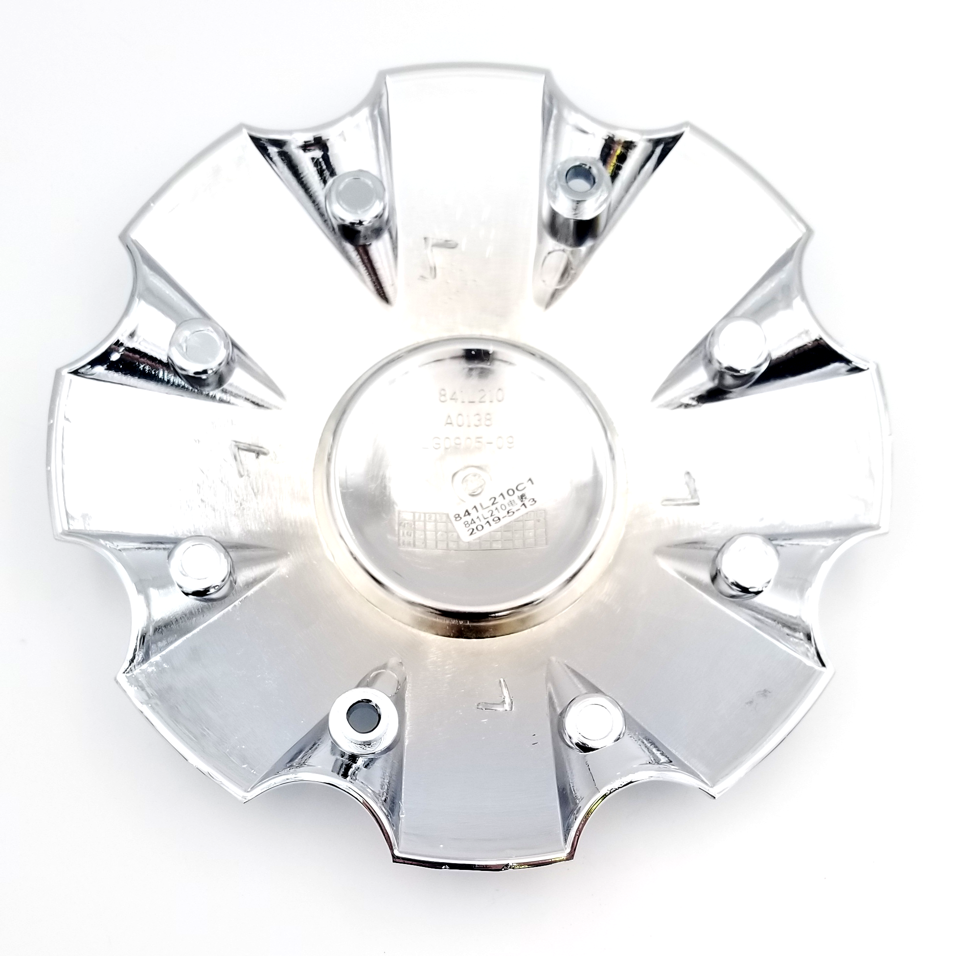 KMC Chrome Wheel Center Hub Cap 8 3/8" for 8 Lug for KM651 Slide