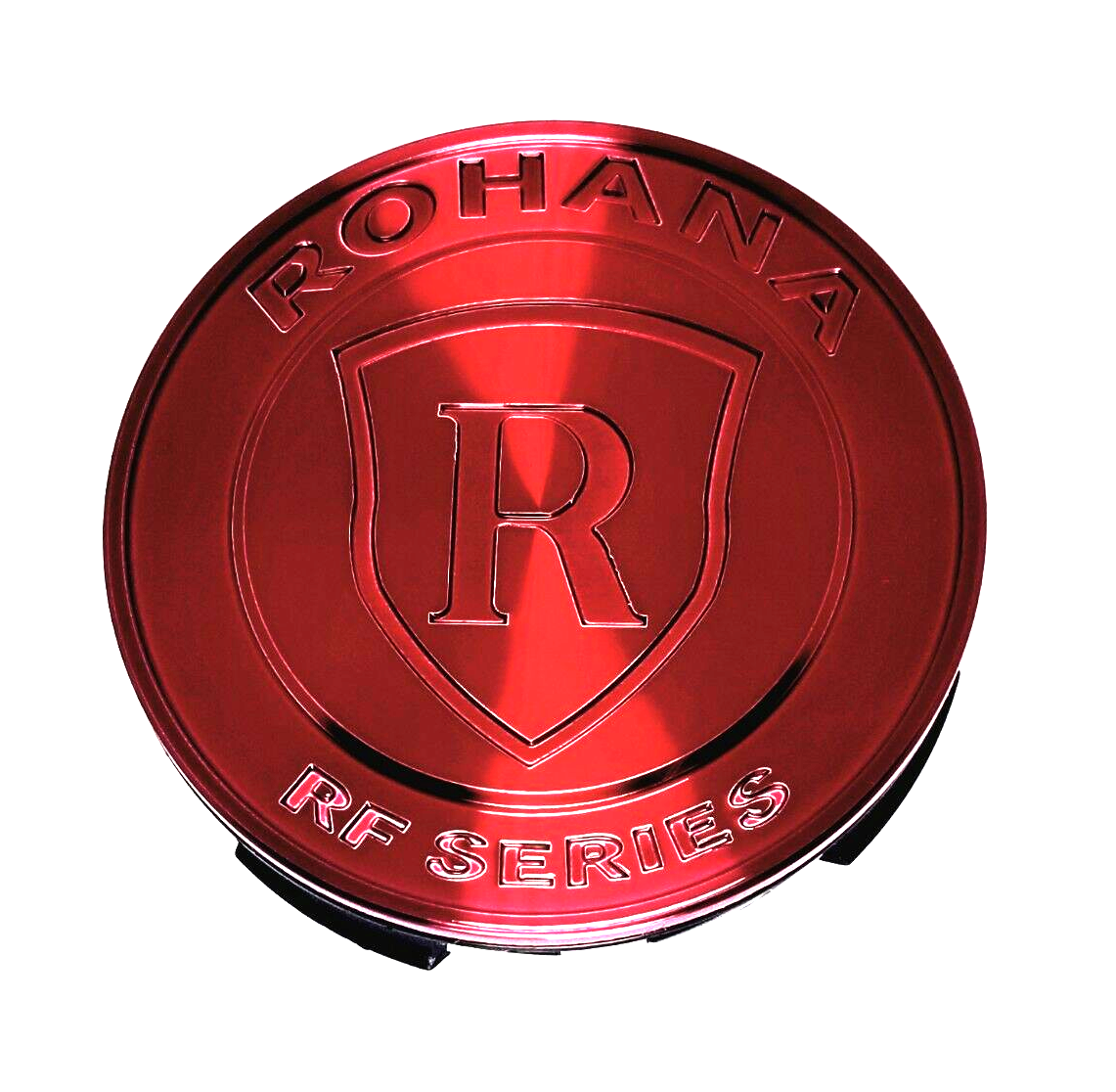 Rohana Gloss Red RF Series Wheel Center Cap Metal fits All Rohana