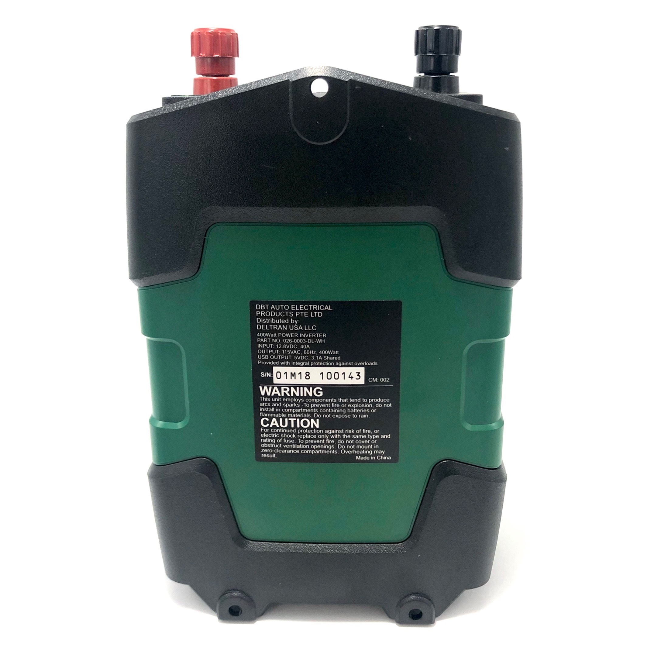 Battery Tender 400W Power Inverter 12V Input 115V Output USB AC Port