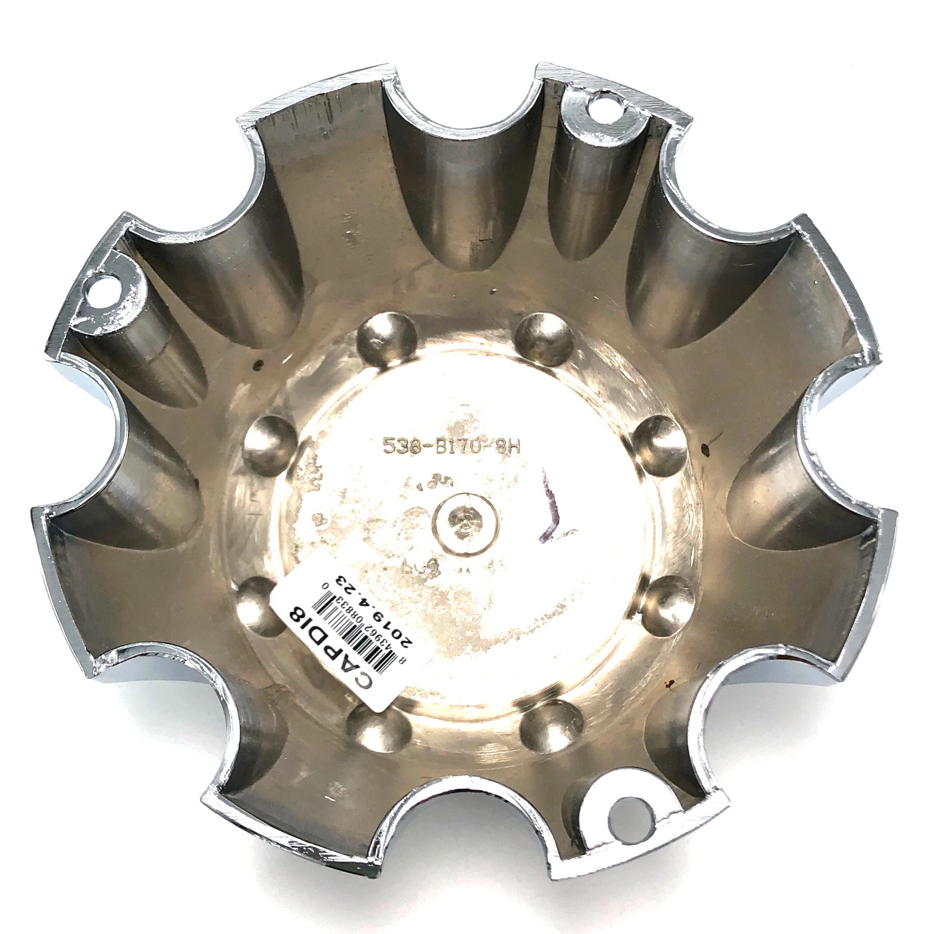 Diamo Wheel Center Hub Cap 8 Lug Chrome 8 Karat 16 Karat 17 Karat DI8