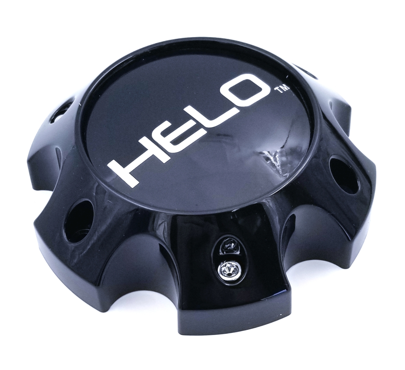 Helo Gloss Black Wheel Center Cap 6 Lug 6x5.5 6x139.7 fits HE914 HE900