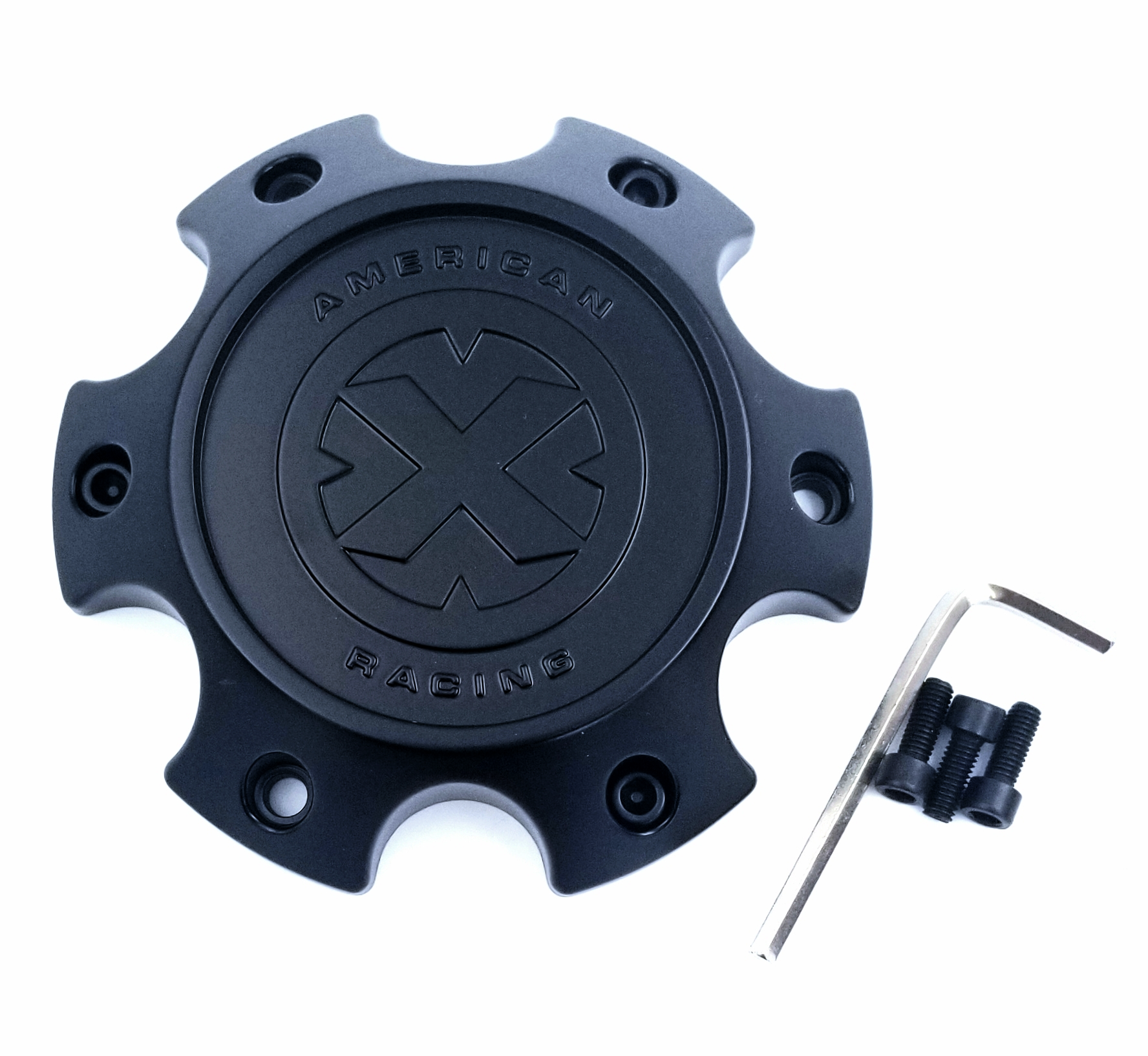 American Racing ATX Satin Black 6 Lug 6x139.70 Wheel Center Cap fits