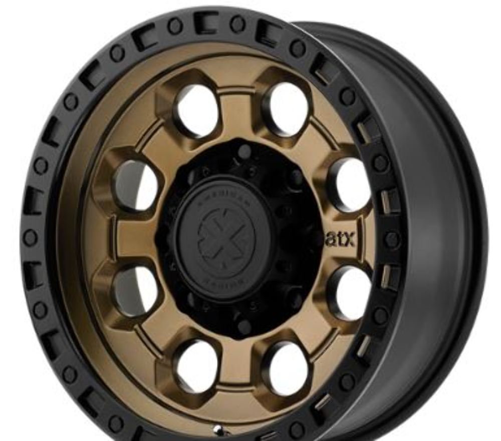American Racing ATX Satin Black 8Lug Bolt On Center Cap for AX201 AX202