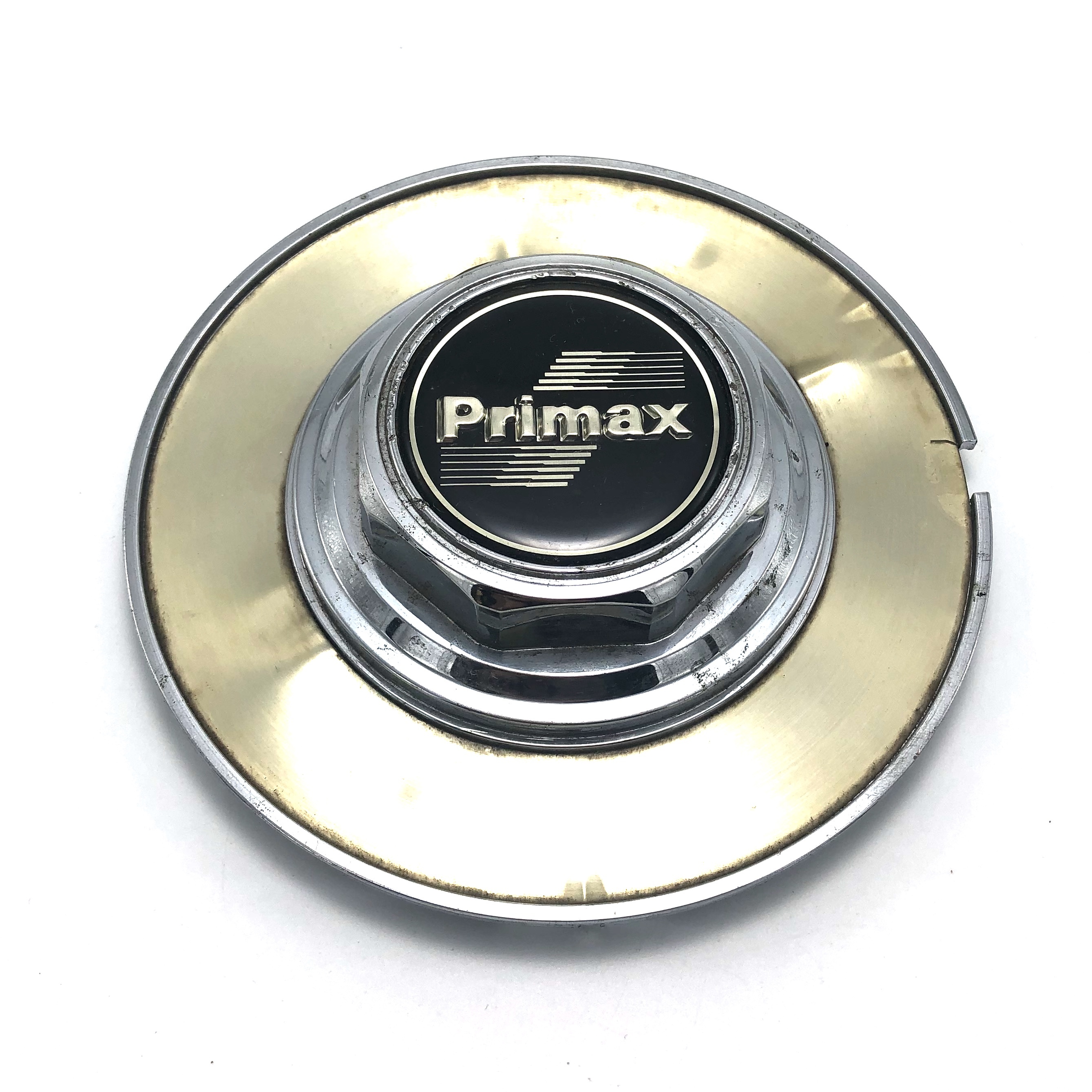 Primax Mag Wheel Center Hub Cap 6" Diameter Chrome Plastic Hex Snap In