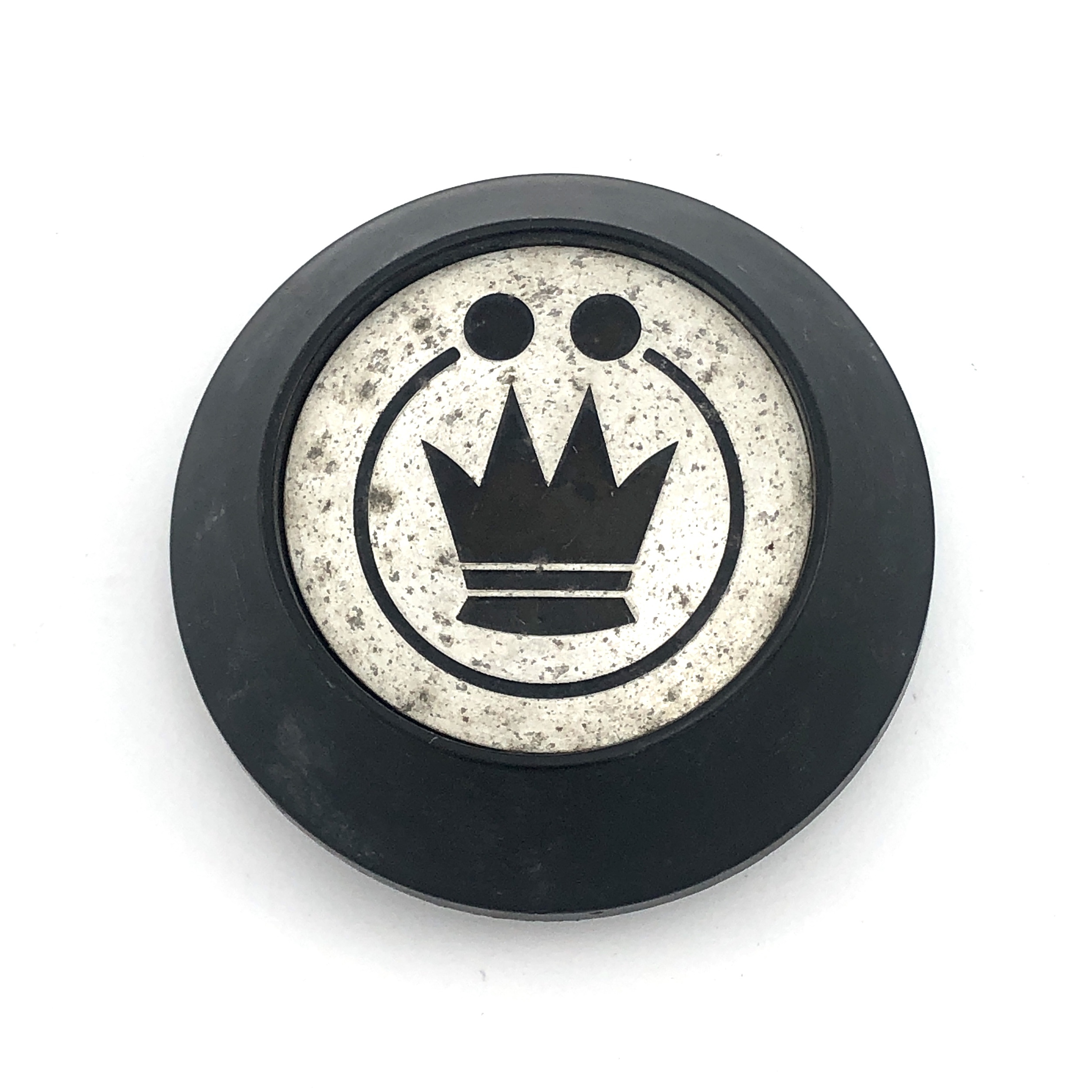 Konig Matte Black Wheel Center Hub Cap 25/8" Diameter Snap In PCD41A