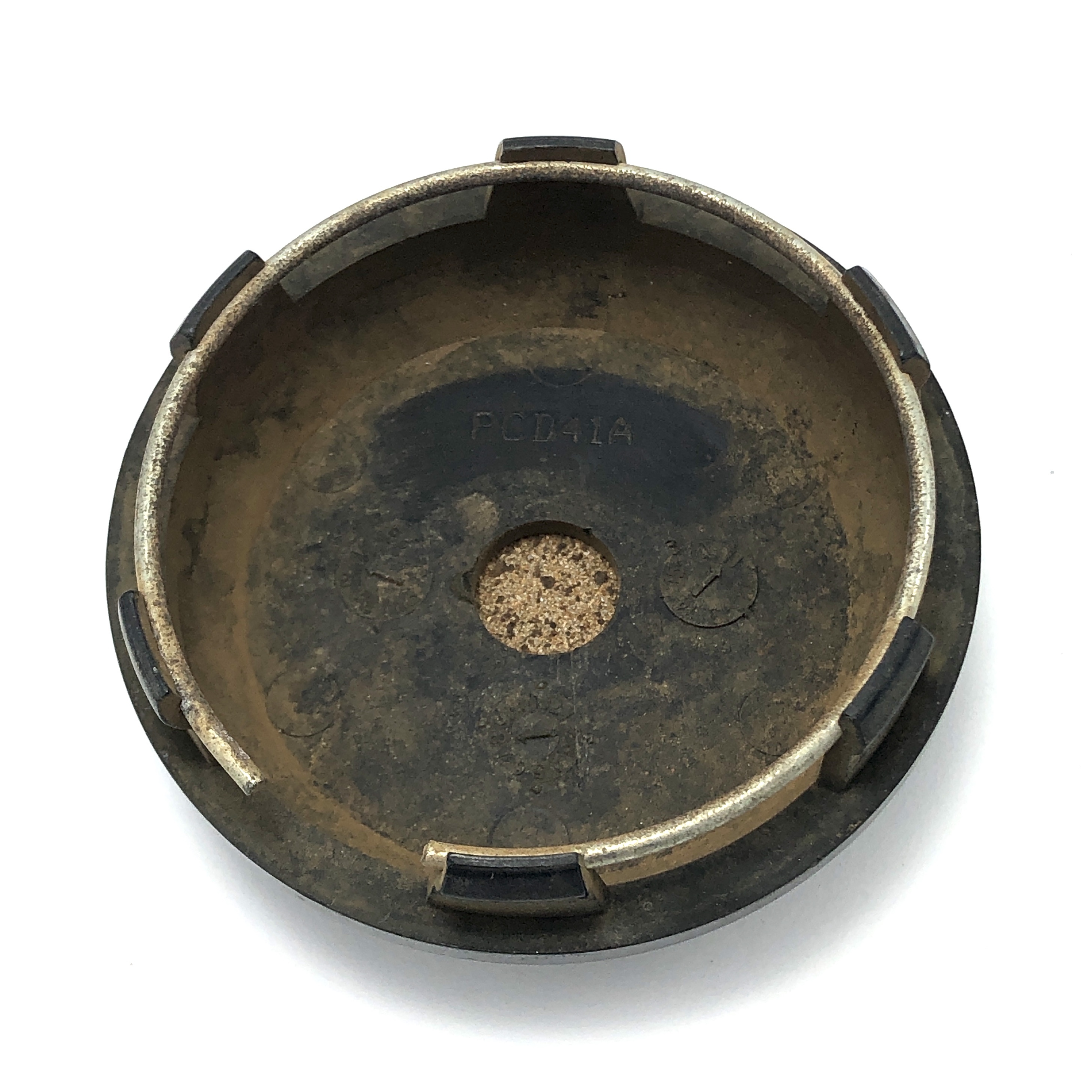 Maxxim Alloy Wheels Center Hub Cap 2.75" Diameter Black & Gold Snap In