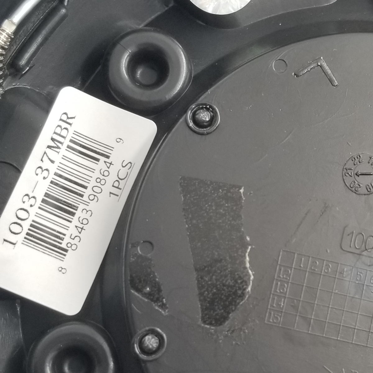 Fuel Matte Black 8 Lug Maverick Wheel Center Cap 100337MBR Premium