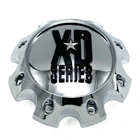 パーツ chikoafirm XD Series Chrome Short 8 Lug Wheel Center Hub Cap Bolt On