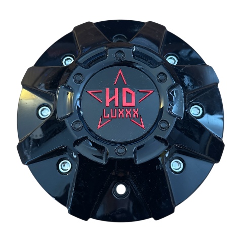 HD Luxxx Gloss Black & Red LHD14 Bolt On 20