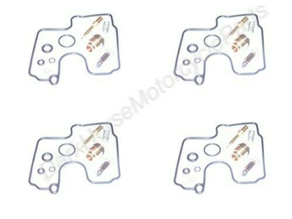 4-Carburetor Rebuild Kit For Yamaha Venture XVZ1300 & Vmax VMX1200 Motorcycles - Complete Repair Set