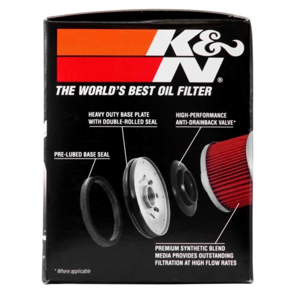 K&N KN198 Performance Oil Filter Polaris (see description for model