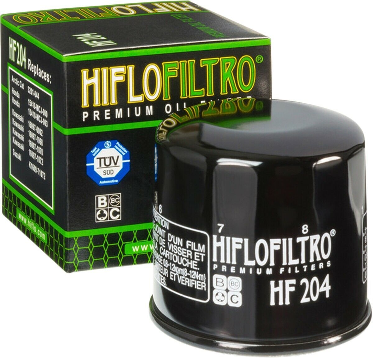 HiFlo RC Racing Oil Filter Black #HF204RC – High-Performance Replacement For Select Motorcycles
