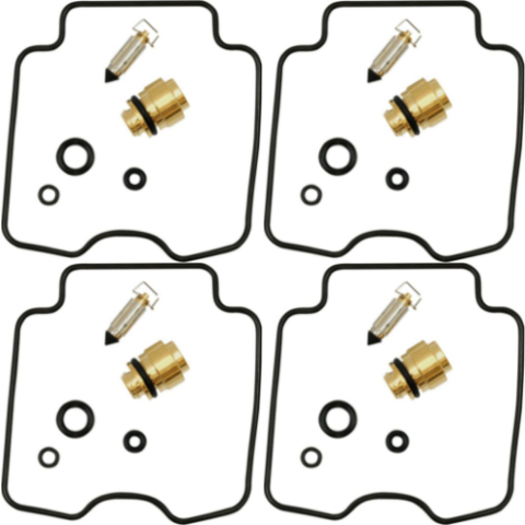 4x Carburetor Rebuild Kits for Yamaha FZS1000 Fazer FZ1 01-05 K&L 18-5189
