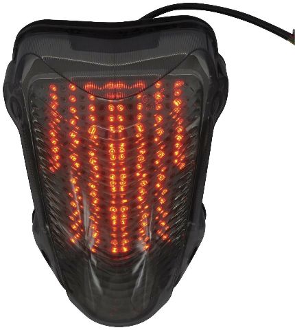 BikeMaster Integrated Taillight - Clear Lens - TZK-198-INT