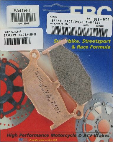 EBC Double-H Sintered Brake Pads FA419HH