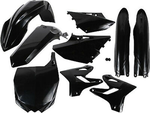 Acerbis Black Full Plastic Kit - 2402960001