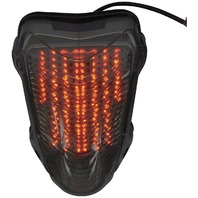 BikeMaster Integrated Taillight - Clear Lens - TZK-198-INT