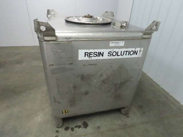 Hoover Group 345 Gallon Stackable Stainless Steel Tote ...