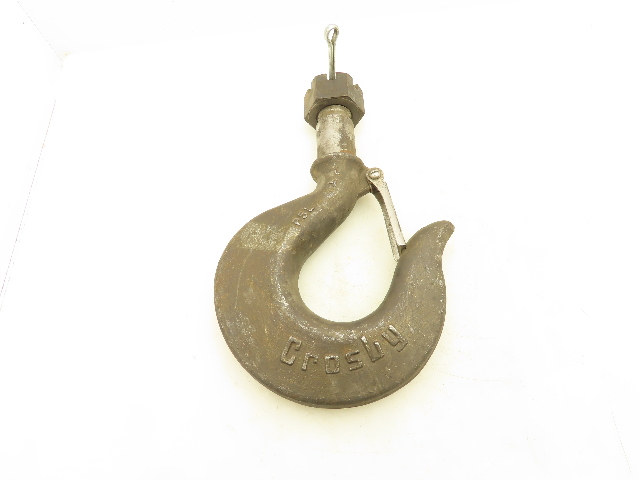 Auto Crane Swivel Hook Assembly With Latch - Replacement Part #100309000