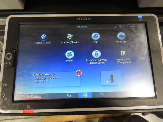 Ricoh Aficio MP 9003 Laser Mono BW Printer Copier Scan Duplex