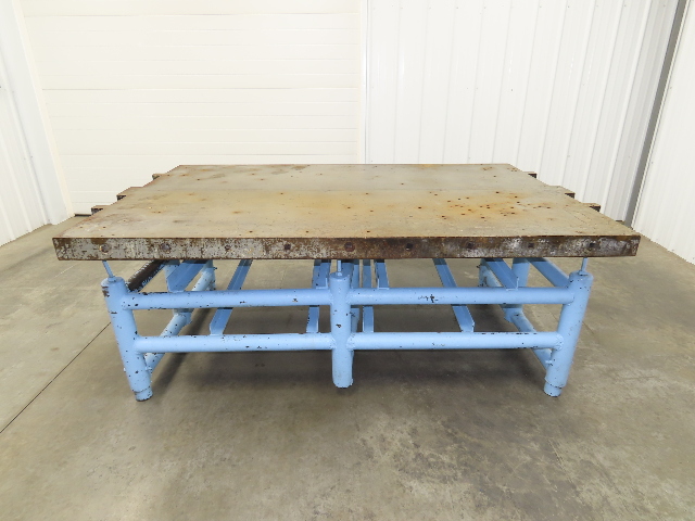 サンゾー工務店　IRON TABLE used Cast Iron Steel Welding Layout Table 84x54