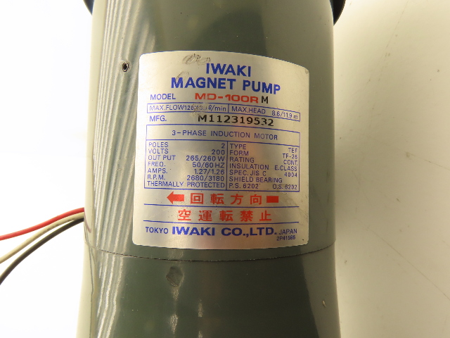 Iwaki MD-100RM Magnetic Drive Water Pump 1