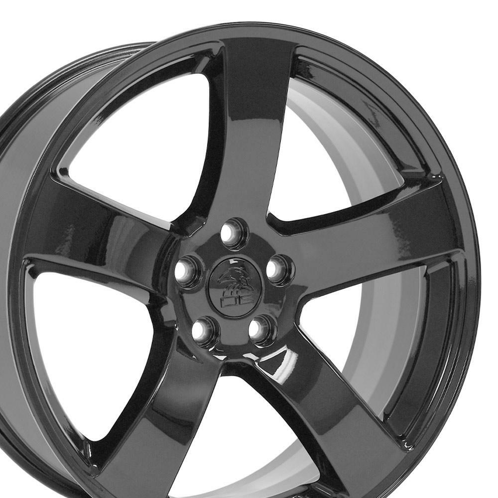 20" Replica Wheel DG12 Fits Dodge Charger Challenger SRT Rim 20x8 Black
