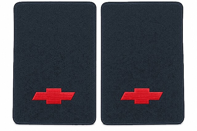 1999-00 Chevy C3500 Reg Cab/Ext Cab Old Body Floor Mats Embroidered Logos 2pc