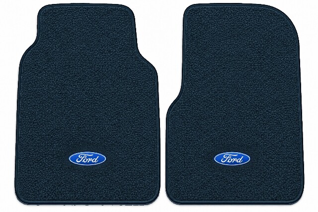 1973 Ford F-250 Reg Cab Loop Floor Mats Embroidered Logos 2pc