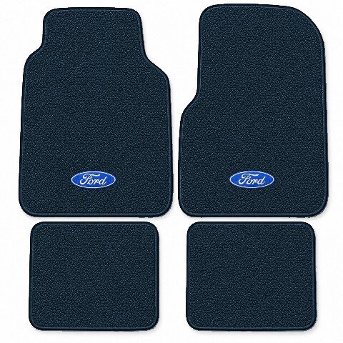1973 Ford F-250 Crew Cab Loop Floor Mats Embroidered Logos 4pc