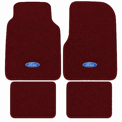 1974 Ford F-250 Crew Cab Cutpile Floor Mats Embroidered Logos 4pc