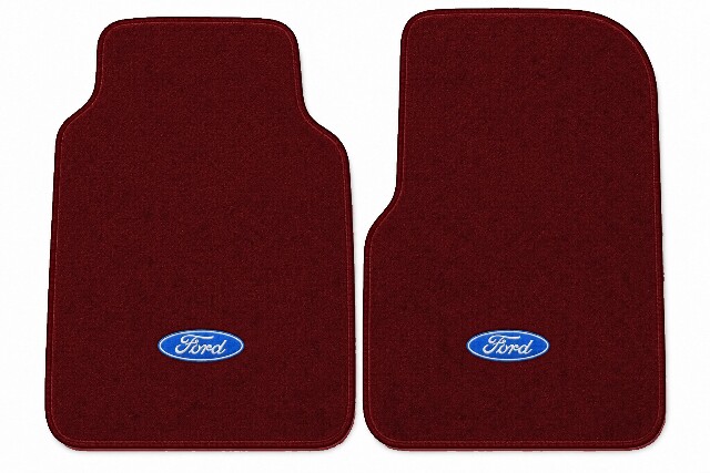 1974 Ford F-250 Cutpile Floor Mats Embroidered Logos 2pc
