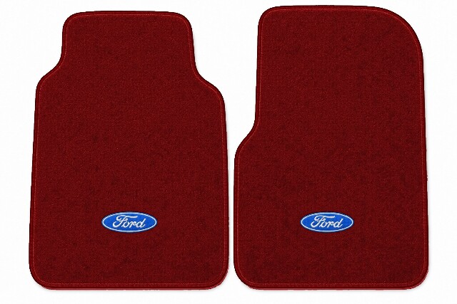 1987 Ford F-250 Reg Cab Cutpile Floor Mats Embroidered Logos 2pc