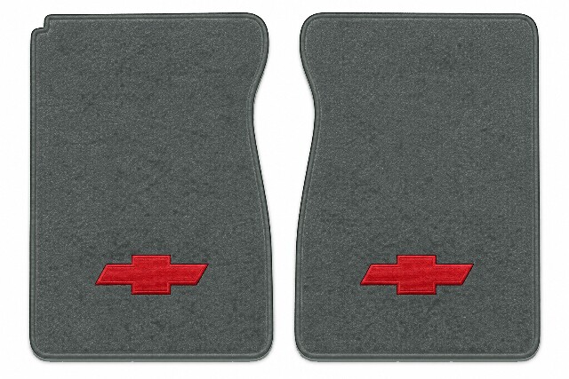 1977-1983 Chevy K30 Cutpile Floor Mats Embroidered Logos 2pc